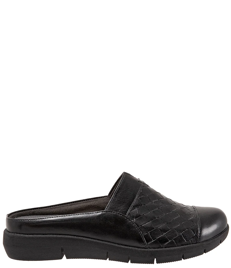 SoftWalk San Marcos II Woven Leather Slip-On Clogs
