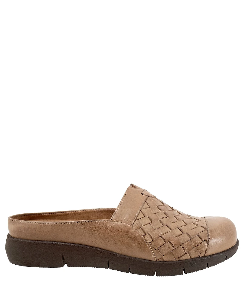SoftWalk San Marcos II Woven Leather Slip-On Clogs