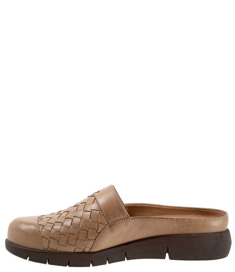 SoftWalk San Marcos II Woven Leather Slip-On Clogs