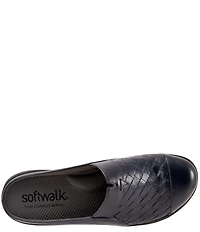 SoftWalk San Marcos II Woven Leather Slip-On Clogs