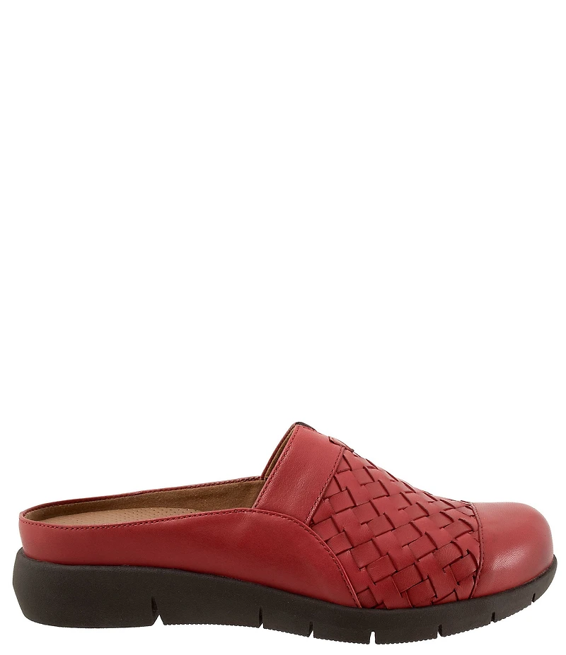 SoftWalk San Marcos II Woven Leather Slip-On Clogs