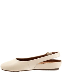 SoftWalk Sandy Leather Slingback Flats