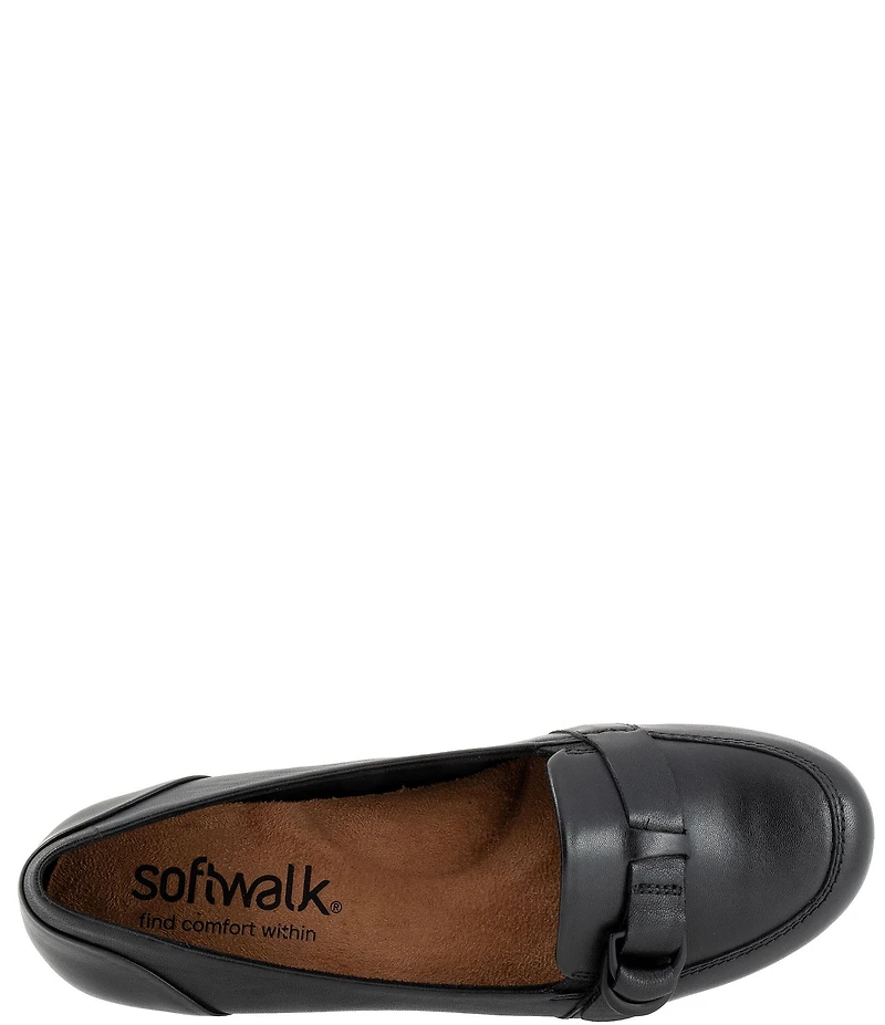 SoftWalk Serra Leather D-Ring Hardware Loafers