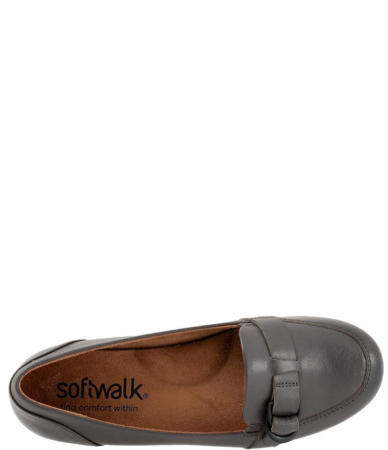 SoftWalk Serra Leather D-Ring Hardware Loafers