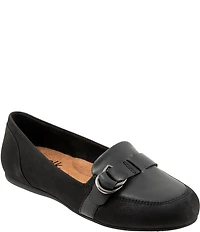 SoftWalk Serra Nubuck Suede D-Ring Hardware Loafers