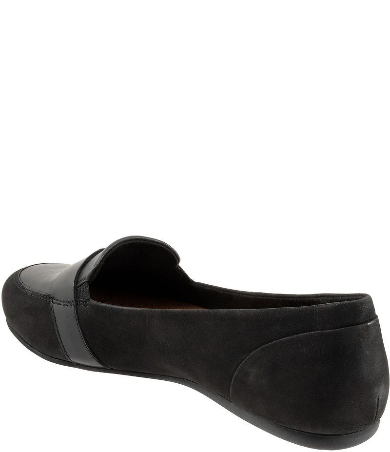 SoftWalk Serra Nubuck Suede D-Ring Hardware Loafers