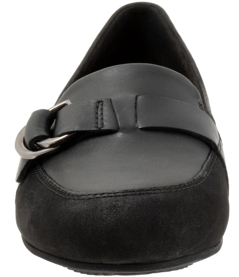 SoftWalk Serra Nubuck Suede D-Ring Hardware Loafers