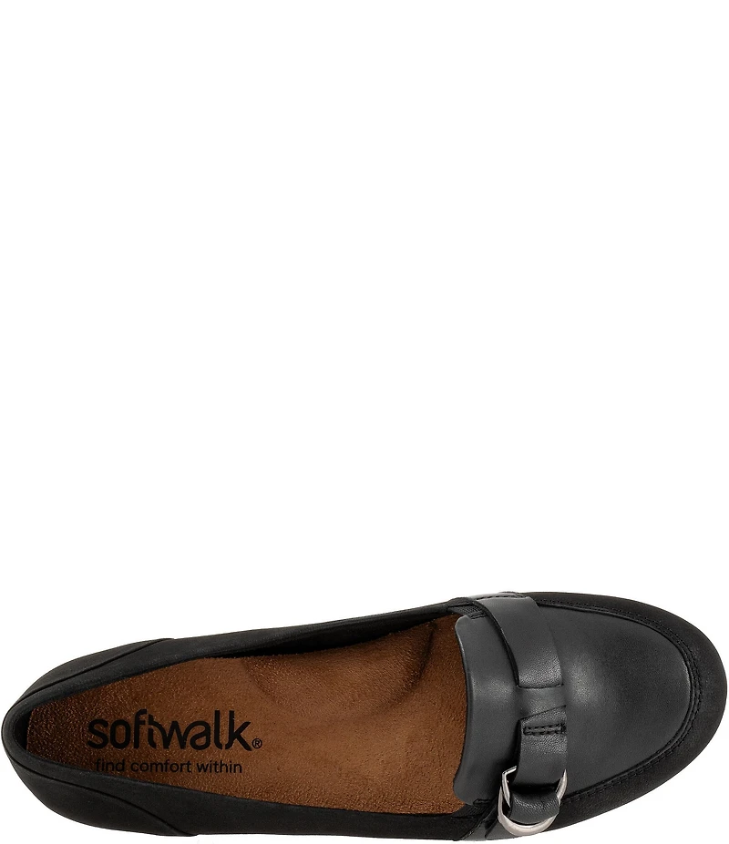 SoftWalk Serra Nubuck Suede D-Ring Hardware Loafers