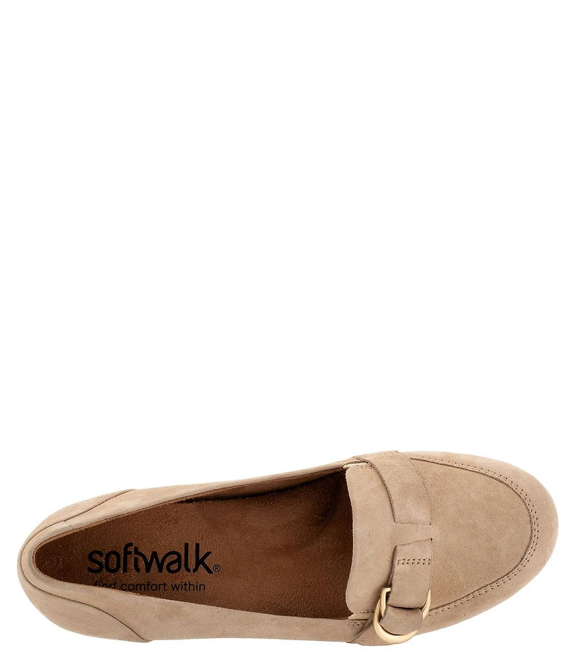 SoftWalk Serra Suede D-Ring Hardware Loafers