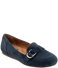 SoftWalk Serra Suede D-Ring Hardware Loafers