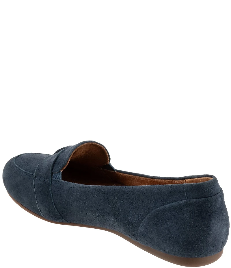 SoftWalk Serra Suede D-Ring Hardware Loafers