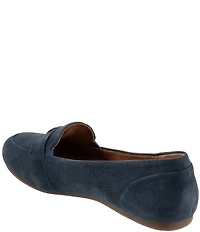 SoftWalk Serra Suede D-Ring Hardware Loafers