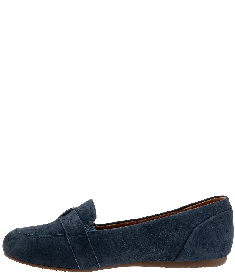 SoftWalk Serra Suede D-Ring Hardware Loafers