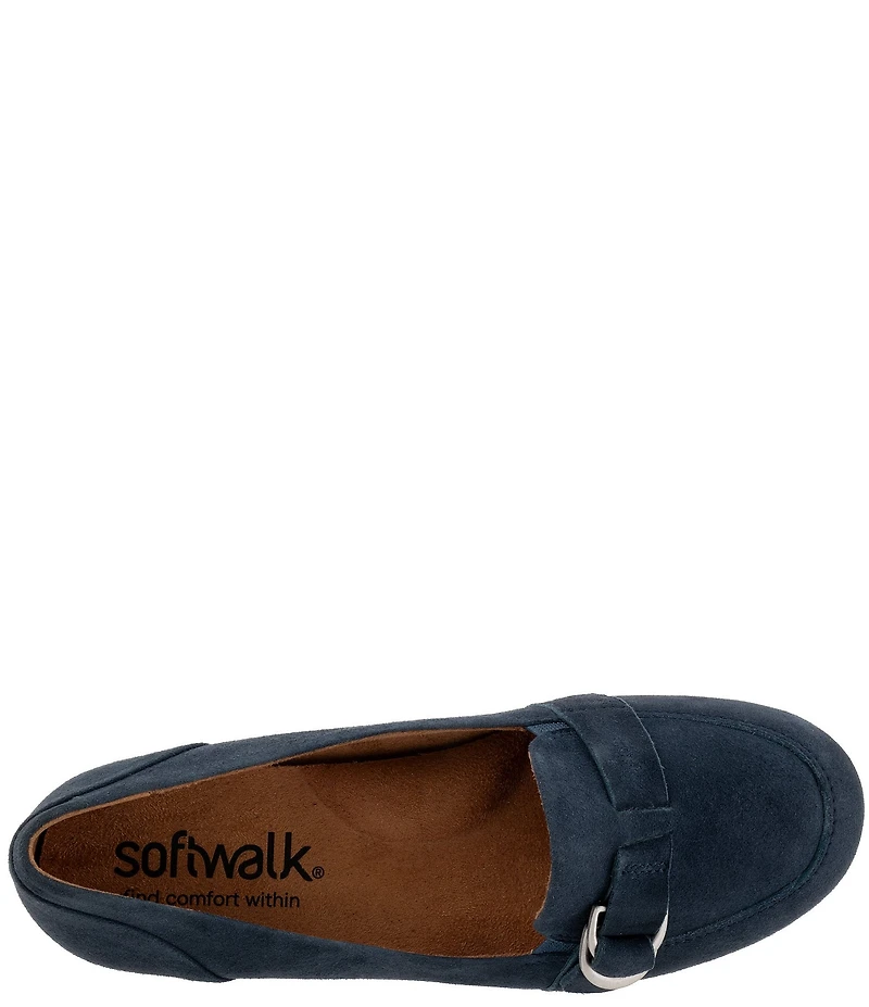 SoftWalk Serra Suede D-Ring Hardware Loafers