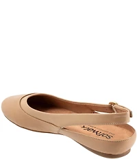 SoftWalk Sheffield Leather Slingback Flats