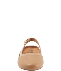 SoftWalk Sheffield Leather Slingback Flats