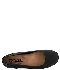 SoftWalk Sonoma Textile Leather Flats