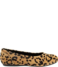 SoftWalk Sonoma Leopard Print Calf Hair Slip On Flats