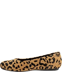SoftWalk Sonoma Leopard Print Calf Hair Slip On Flats