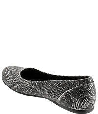 SoftWalk Sonoma Snake Print Leather Flats