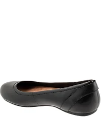SoftWalk Sydney Leather Buckle Hardware Detail Flats