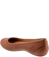 SoftWalk Sydney Leather Buckle Hardware Detail Flats