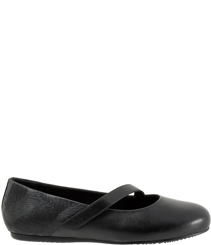 SoftWalk Syracuse Leather Mary Jane Flats