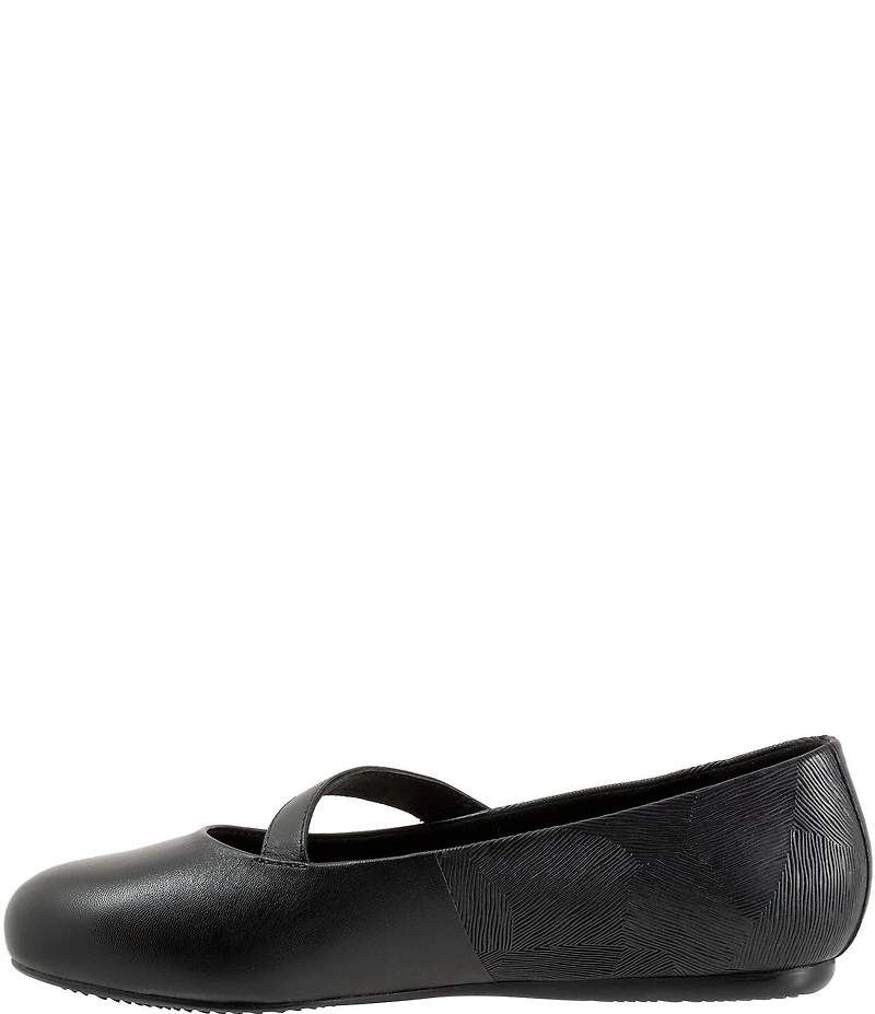 SoftWalk Syracuse Leather Mary Jane Flats