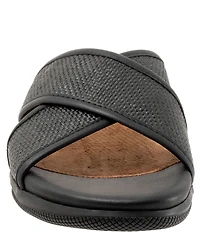 Softwalk Tillman 6.0 Raffia Cross Strap Sandals