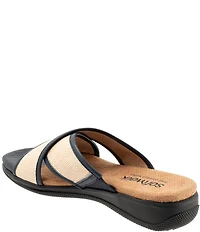 Softwalk Tillman 6.0 Raffia Cross Strap Sandals