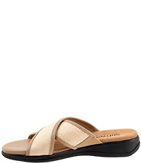 Softwalk Tillman 6.0 Raffia Cross Strap Sandals