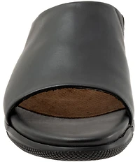 SoftWalk Turner Leather Slide Sandals