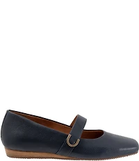 SoftWalk Valdivia Leather Mary Jane Hardware Detail Ballet Flats