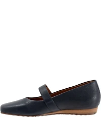SoftWalk Valdivia Leather Mary Jane Hardware Detail Ballet Flats