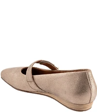 SoftWalk Valdivia Leather Mary Jane Hardware Detail Ballet Flats