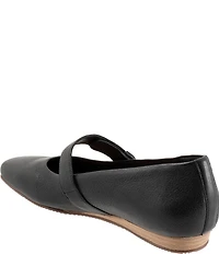 SoftWalk Valdivia Leather Mary Jane Hardware Detail Ballet Flats