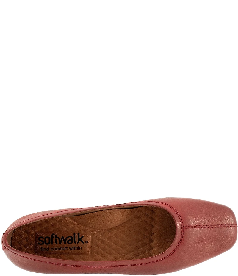 SoftWalk Vera Cruz Pearlized Leather Wedge Pumps