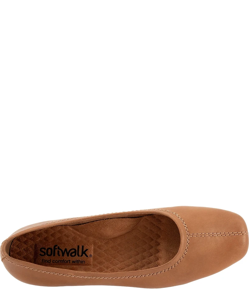 SoftWalk Vera Cruz Pearlized Leather Wedge Pumps