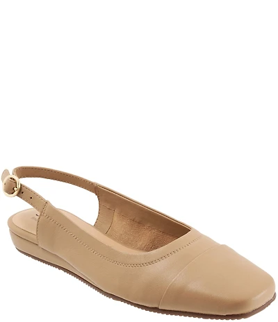 SoftWalk Vittoria Leather Sling Flats