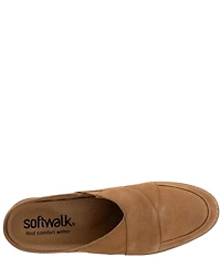 SoftWalk Wessex Nubuck Suede Crossover Mules
