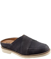 SoftWalk Wessex Nubuck Suede Crossover Mules
