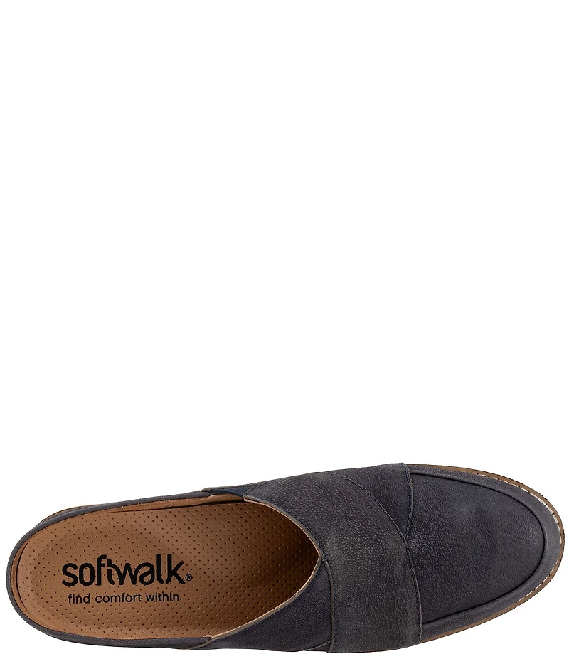 SoftWalk Wessex Nubuck Suede Crossover Mules