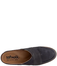 SoftWalk Wessex Nubuck Suede Crossover Mules