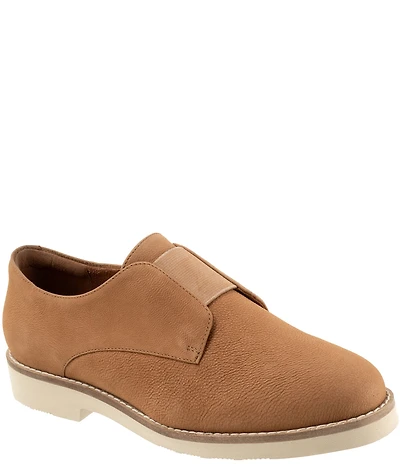 SoftWalk Wexford Nubuck Suede Slip On Oxfords