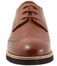 SoftWalk Women's Willet Leather Brogue Detail Oxfords