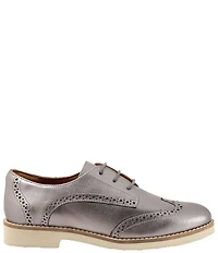 SoftWalk Women's Willet Leather Brogue Detail Oxfords