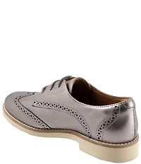 SoftWalk Women's Willet Leather Brogue Detail Oxfords