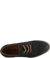 SoftWalk Willet Nubuck Suede Lace Up Oxfords