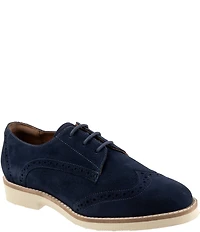 SoftWalk Willet Suede Brogue Detail Oxfords
