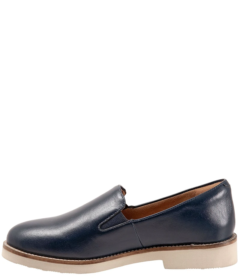 SoftWalk Whistle II Leather Slip On Loafers